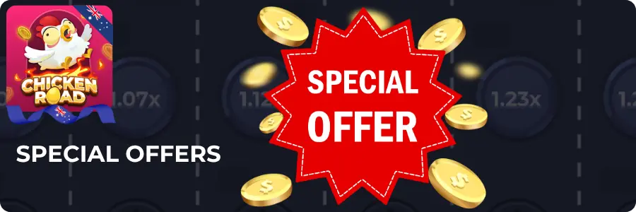 Chicken Road special offers with golden coins and starburst